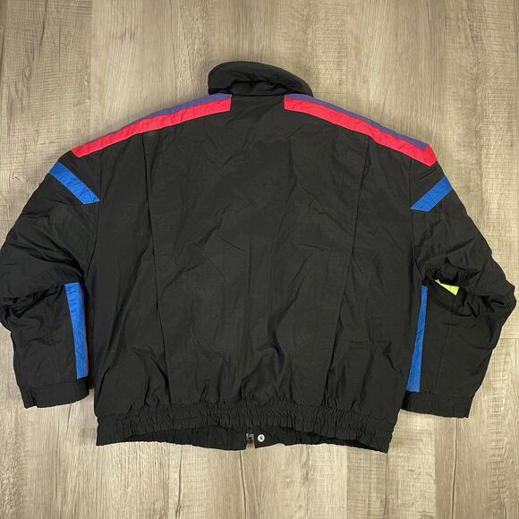 Vintage 90s Weekends Women’s Large Winter Skiing Ski Jacket Colorblock Retro - Picture 9 of 11